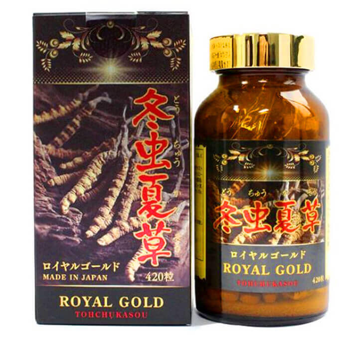 Viên uống Đông Trùng Hạ Thảo Royal Gold Tohchukasou Nhật Bản 420 viên