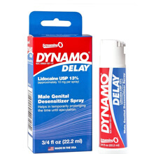 Xịt chống xuất tinh sớm kéo dài thời gian quan hệ Dynamo delay Spray Mỹ 22ml