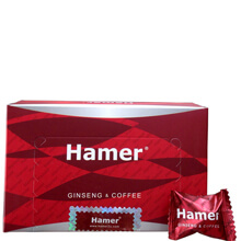 Kẹo Sâm Tăng cường sinh lực Hamer Ginseng & Coffee Nhân Sâm công nghệ Mỹ (lẻ 1 viên)
