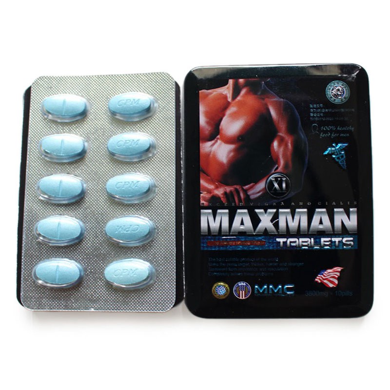 Viên uống trị yếu sinh lý nam giới Maxman 10 viên