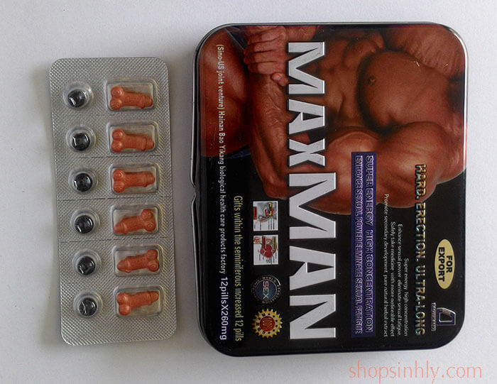 Thuốc tăng cường sinh lý nam Maxman (12 viên lớn + 12 viên nhỏ)