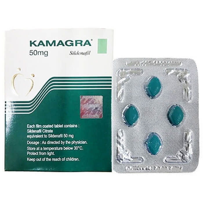 Thuốc Cường Dương Kamagra 50Mg 4 Viên Ấn Độ