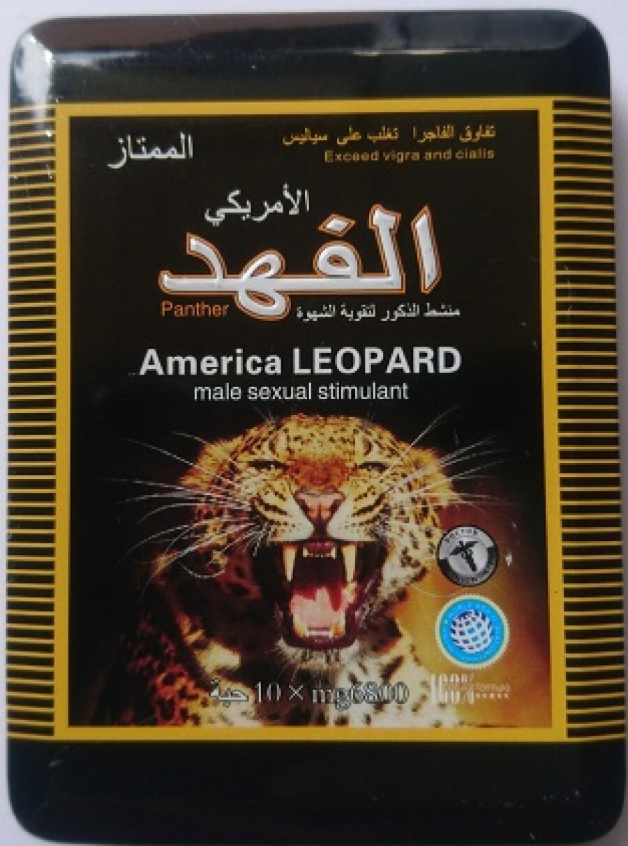 Thuốc trị yếu sinh lý nam Báo Thái America Leopard 6800 mg 10 viên