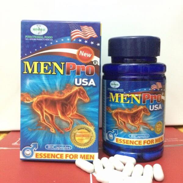 Viên uống trị yếu sinh lý Menpro USA Power Nutritional của Mỹ 30 viên