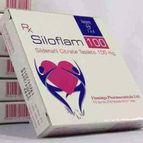 Thuốc cương dương Siloflam 100 Ấn Độ 4 viên