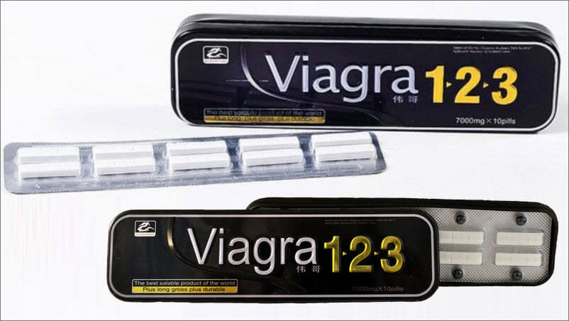 Thuốc cường dương Viagra 123 Hong Kong 10 viên nén