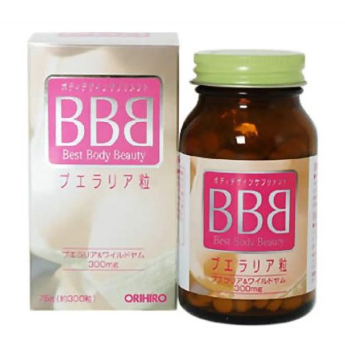 Viên uống Nở Ngực BBB Best Beauty Body Orihiro Nhật Bản 300 viên