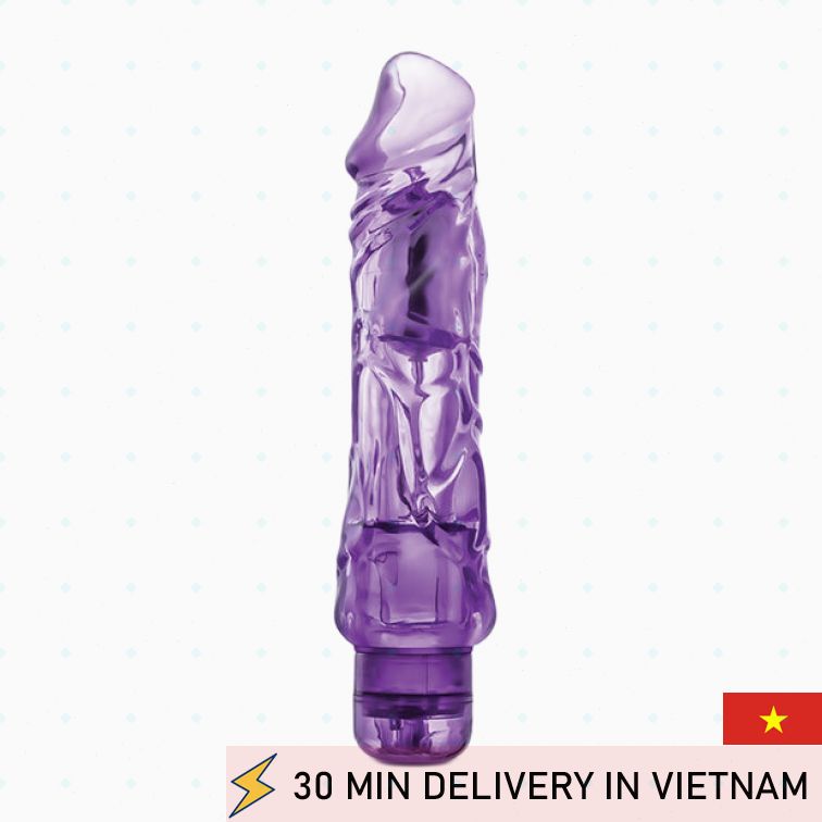 Realistic Vibrating Dildo Safe Silicone Pleasure 