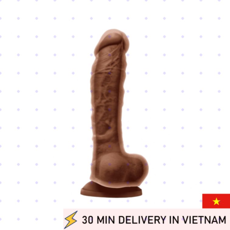 Silicone Dildo 8 Inch Thick Realistic Texture 