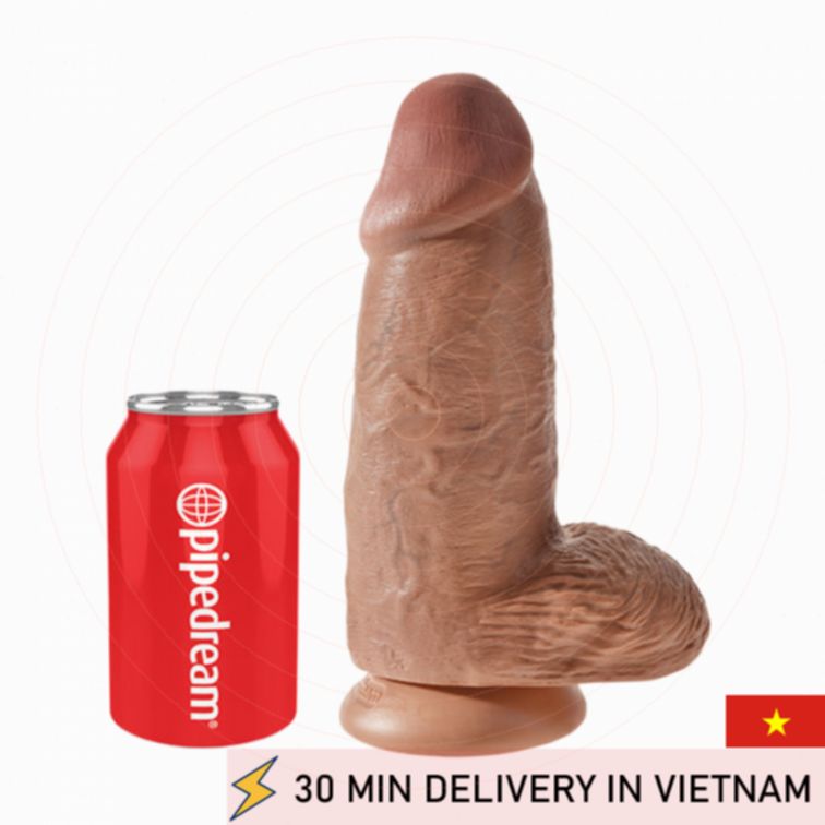 Thick Realistic Dildo 9 Inch Veiny Premium Feel 
