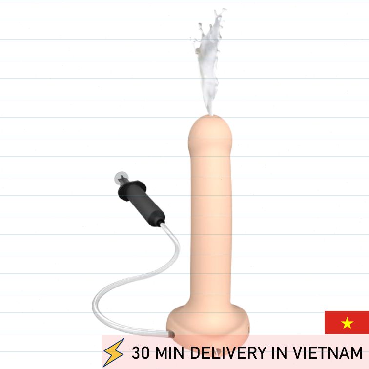 Silicone Cum Dildo Strap On G Spot Stimulator 