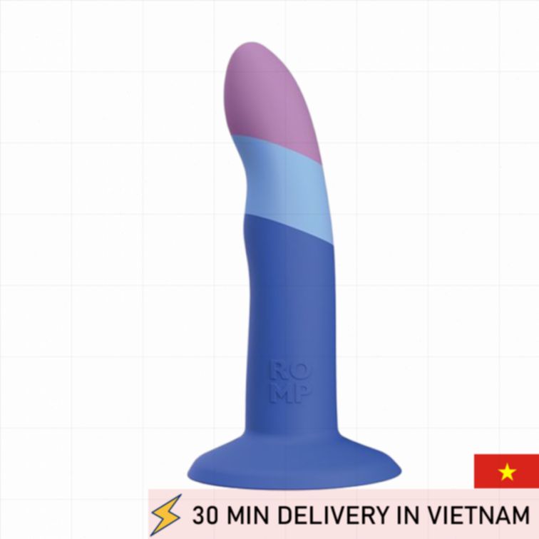 ROMP Piccolo Silicone Dildo Curved 5.5 