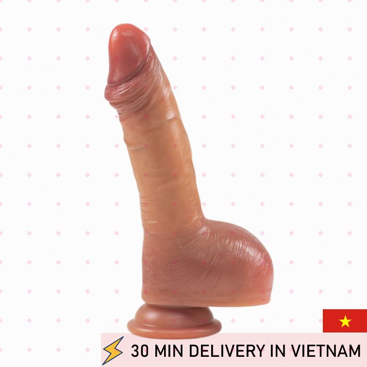Squirting Realistic Dildo Flexible Skin Feel Toy 