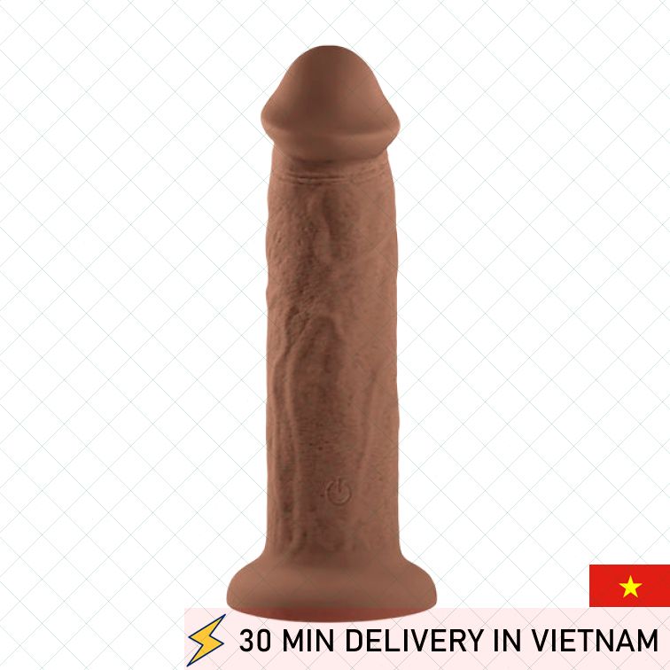 Girthy Vibrating Dildo 7 Inch Realistic Thick Toy 