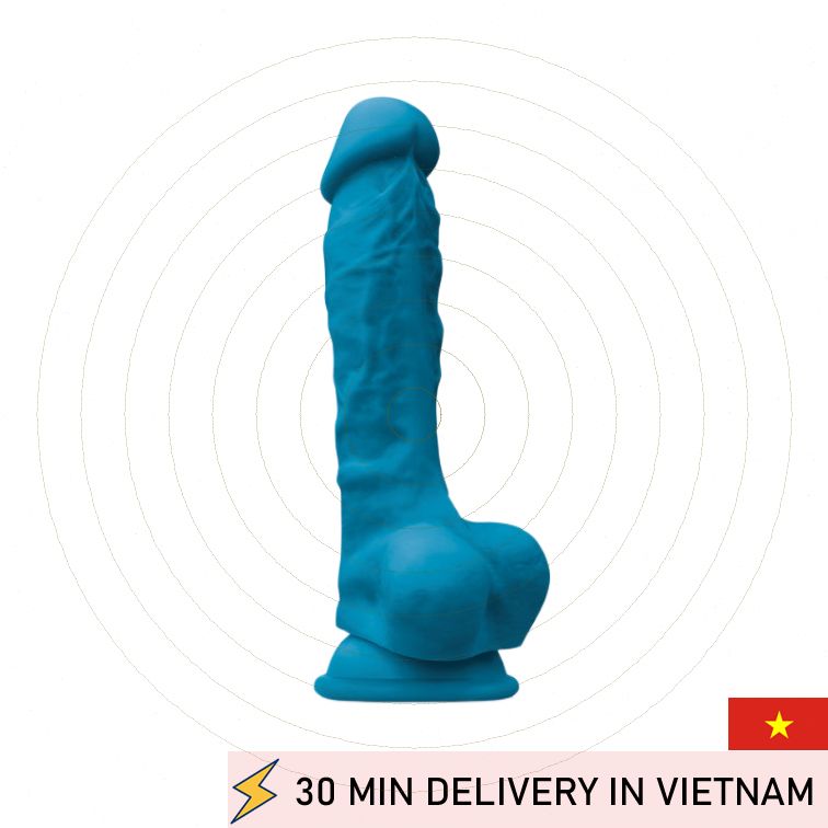 Realistic dildo textured soft smooth pleasure 