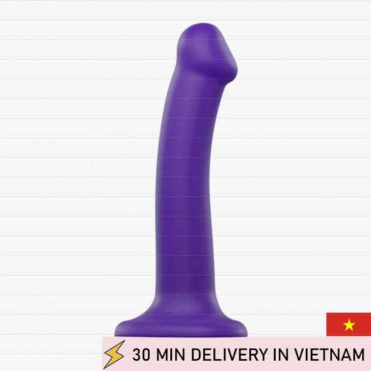 Bendable Dual Density Strap On Dildo Flexible Feel 