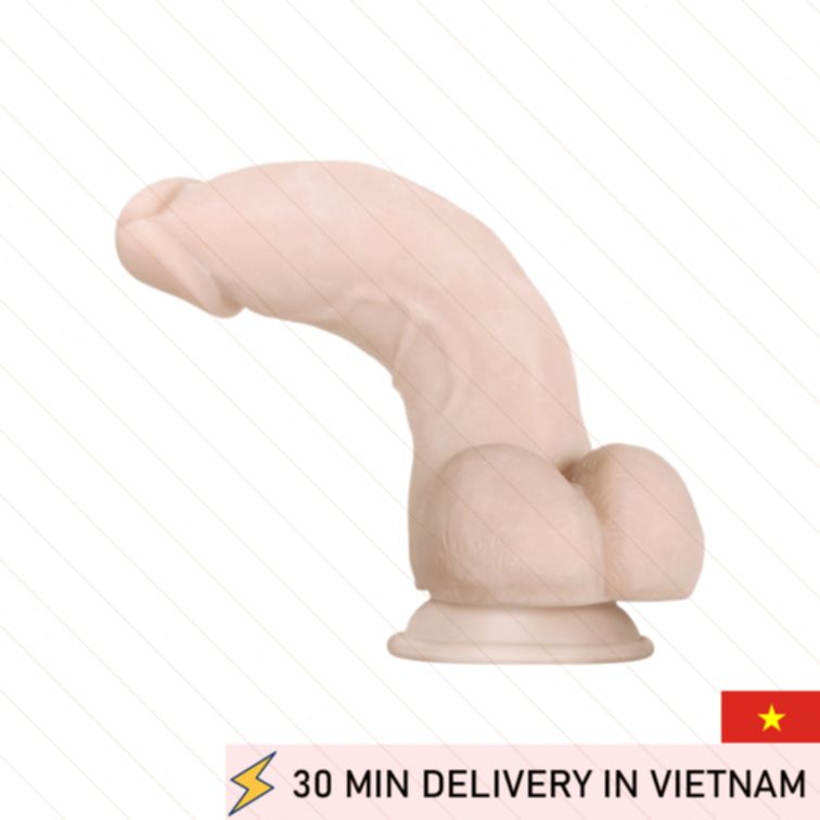 Girthy Realistic Dildo Flexible Suction Base Fun 
