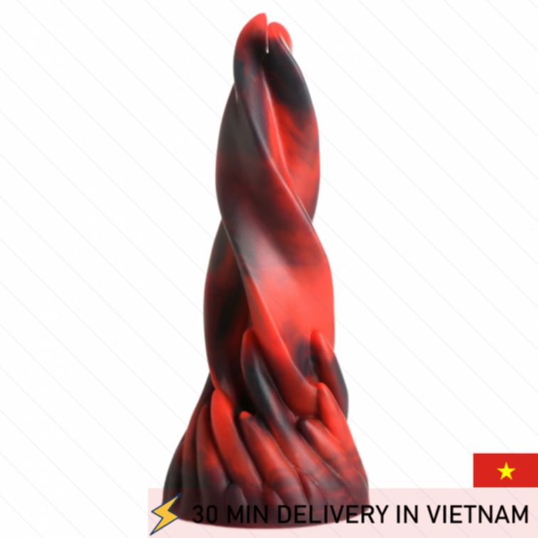 Creature Cocks Hell Kiss Fantasy Twisted Dildo 