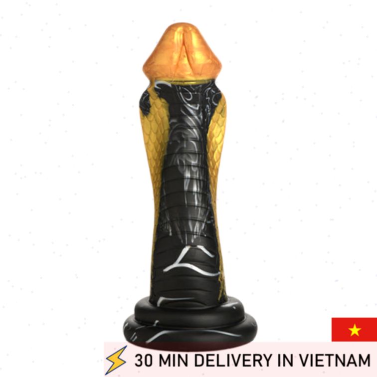 Golden Mamba Dildo Fantasy Curve Intense Stimulation 