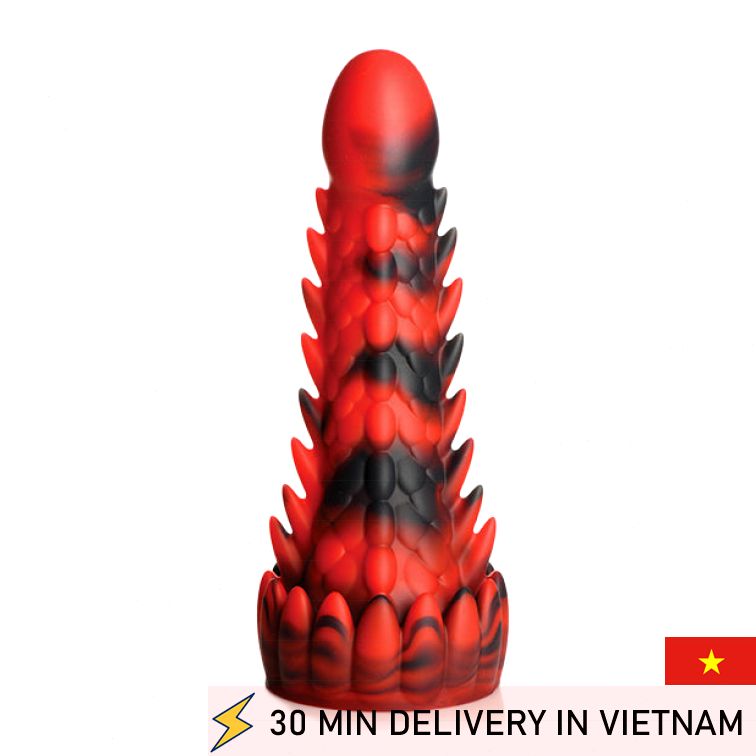 Demon Dragon Fantasy Dildo Textured Huge Fun 