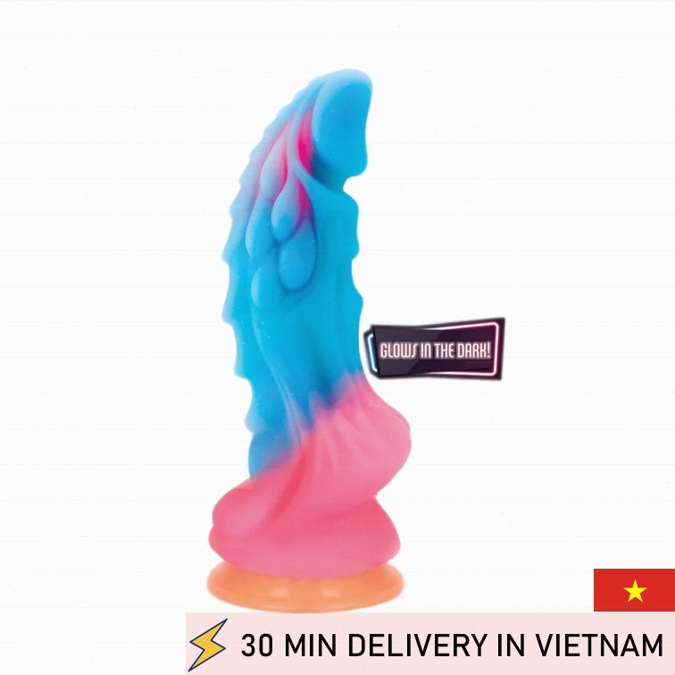 Fantasy Dragon Glow Dildo Unique Texture Toy 