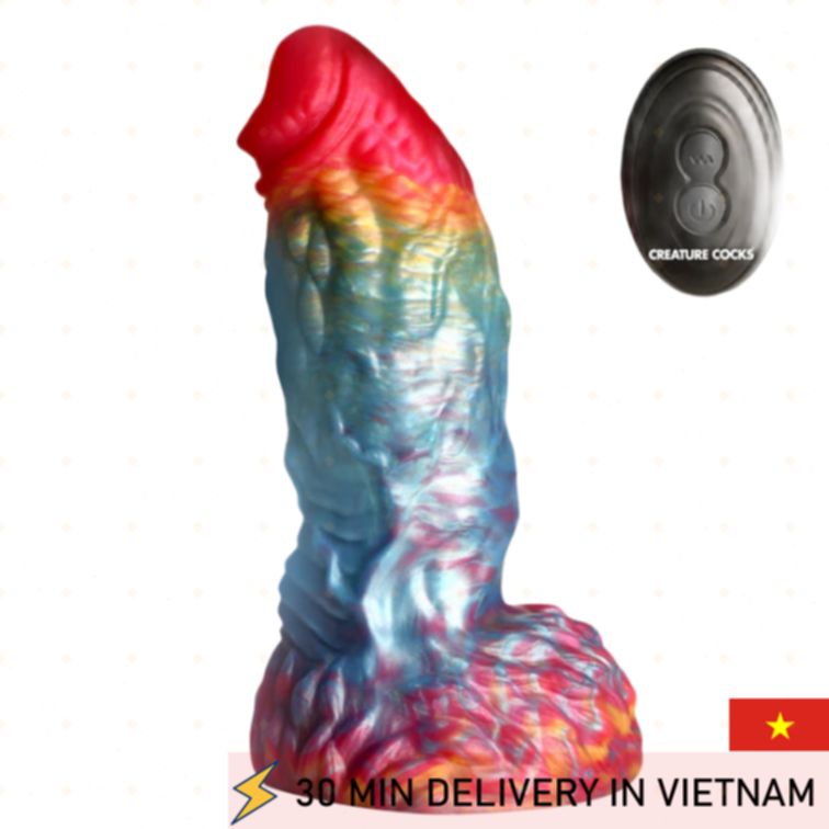 Creature Cocks Phoenix Vibrating Remote Dildo Fantasy 