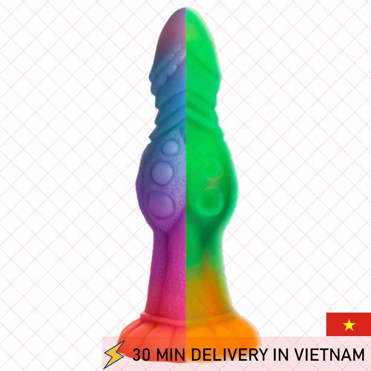 Glow Alien Dildo Fantasy Unique Pleasure Toy 