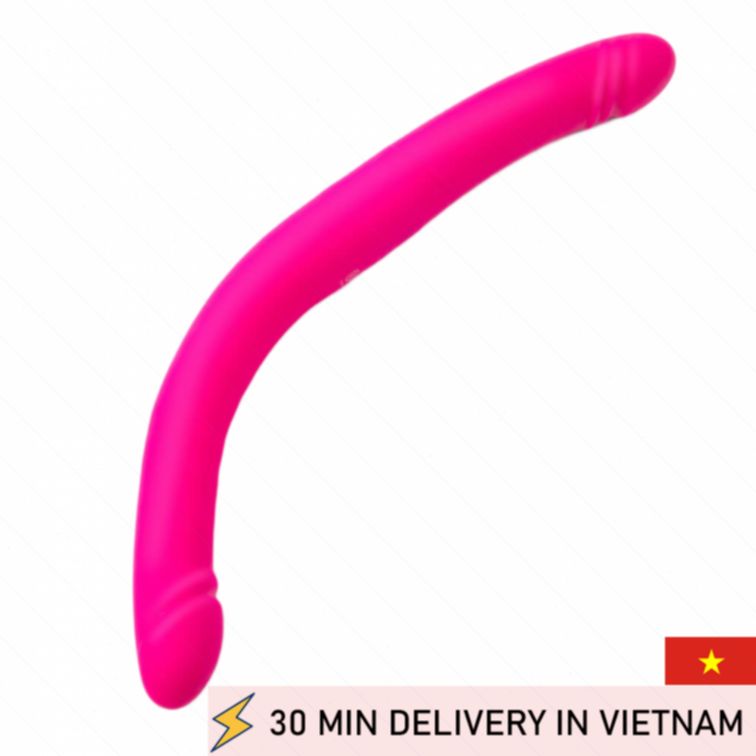 Couples adjustable dual vibe dildo shared pleasure toy 