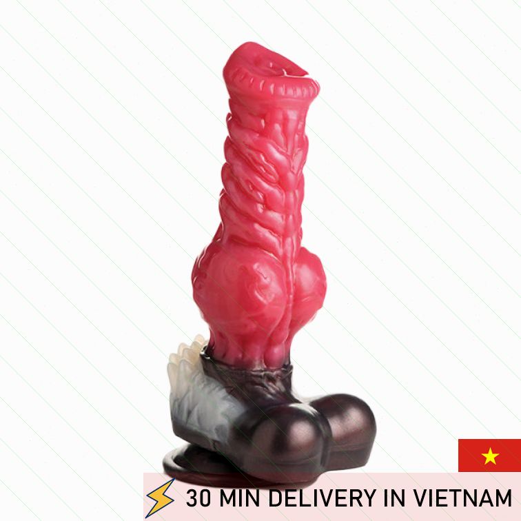 Fantasy Knot Dildo Beast Style Thick Textured Toy 