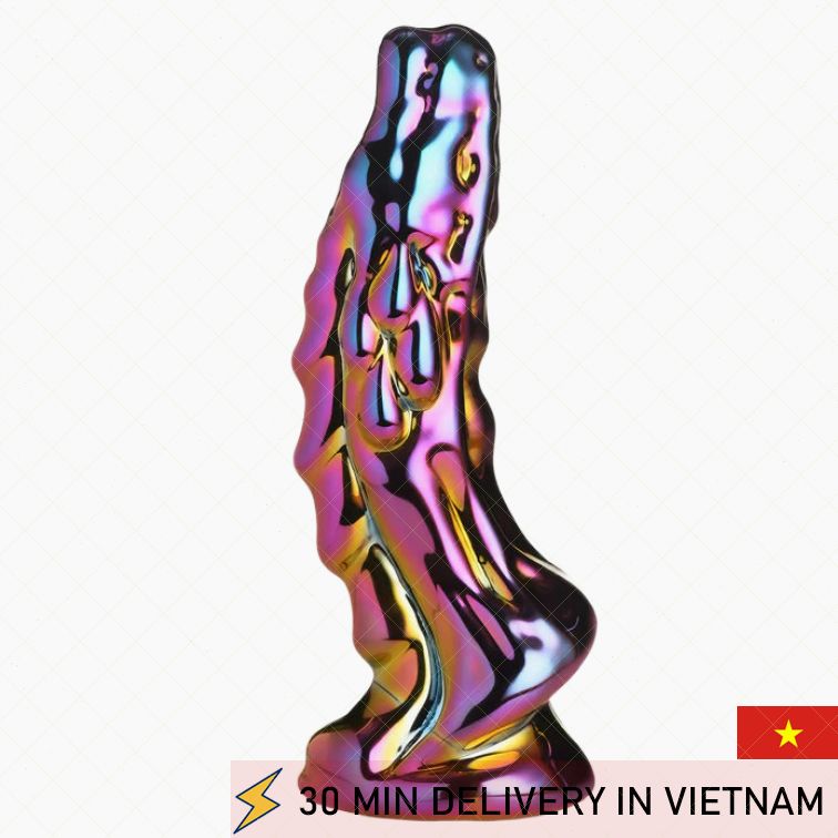Glass Dragon Dildo Fantasy Design Smooth Pleasure 