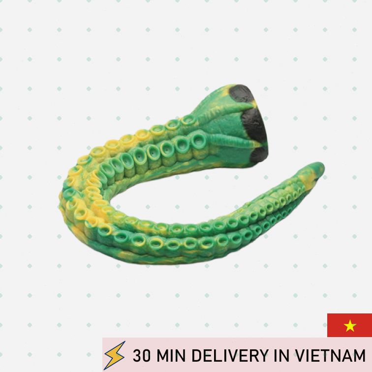 Tentacle Fantasy Dildo Blue Long Deep Adventure 