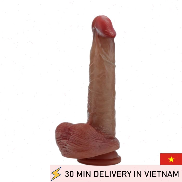 Realistic Dildo 20cm Smooth Skin Premium Feel 