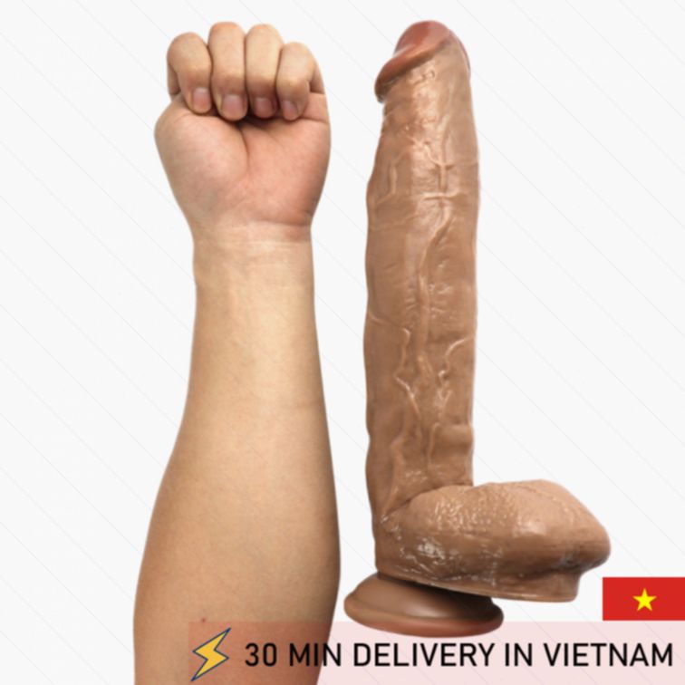 Huge Realistic Dildo Deep Insert Power 