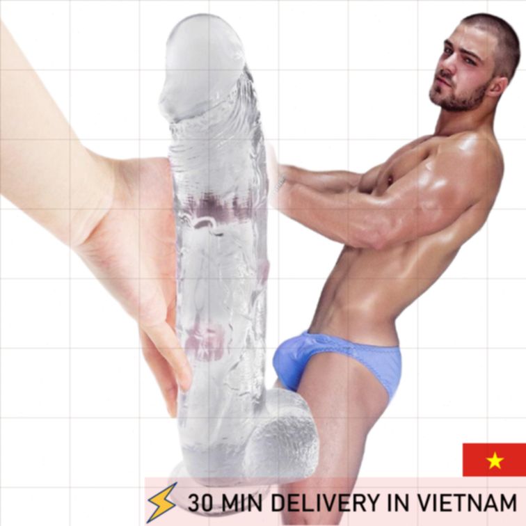 Real Feel 12in Silicone Dildo Ultra Soft Pleasure 