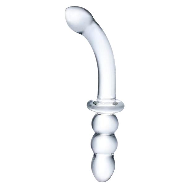  Giá sỉ Glass 8 inch sườn G-spot kép cứng gắt  nhập khẩu 