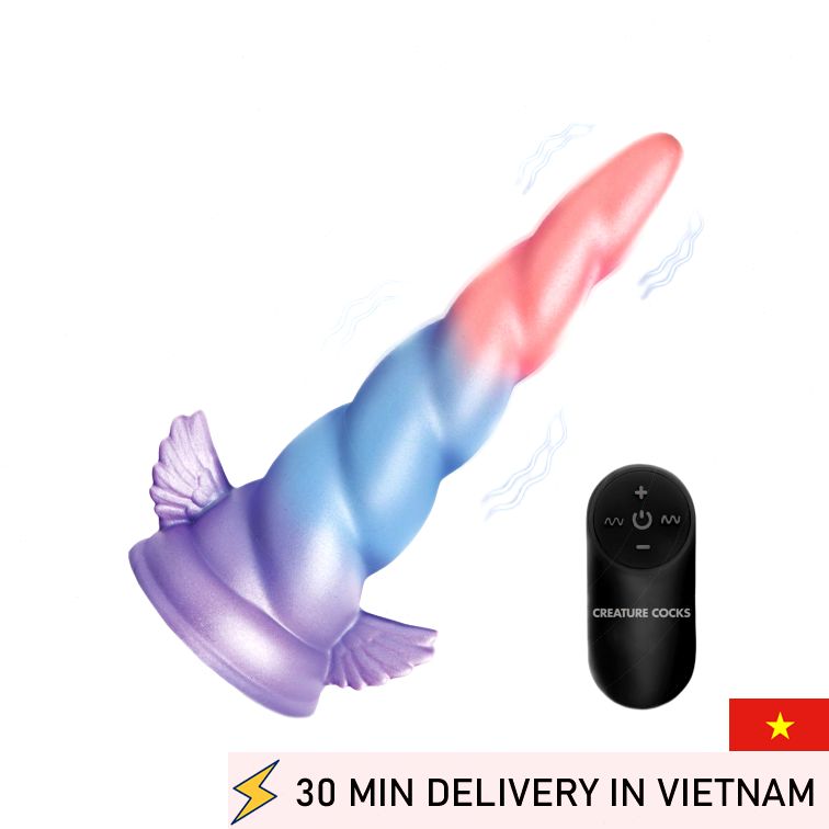 Creature Cocks Unicorn Vibrating Dildo Fantasy Pleasure 