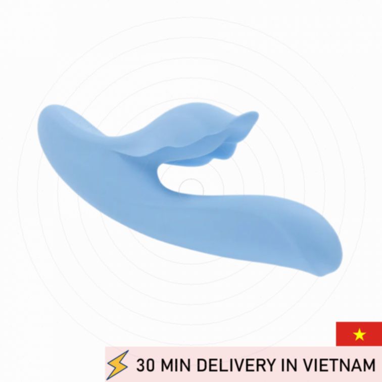 Dual Vibrator Floral Design Romantic Pleasure 