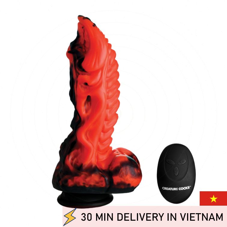 Dragon Dildo Thrusting Vibrating Fantasy Toy 