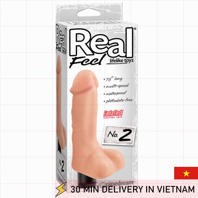 Real Feel Vibrator Ultra Soft Skin Touch 