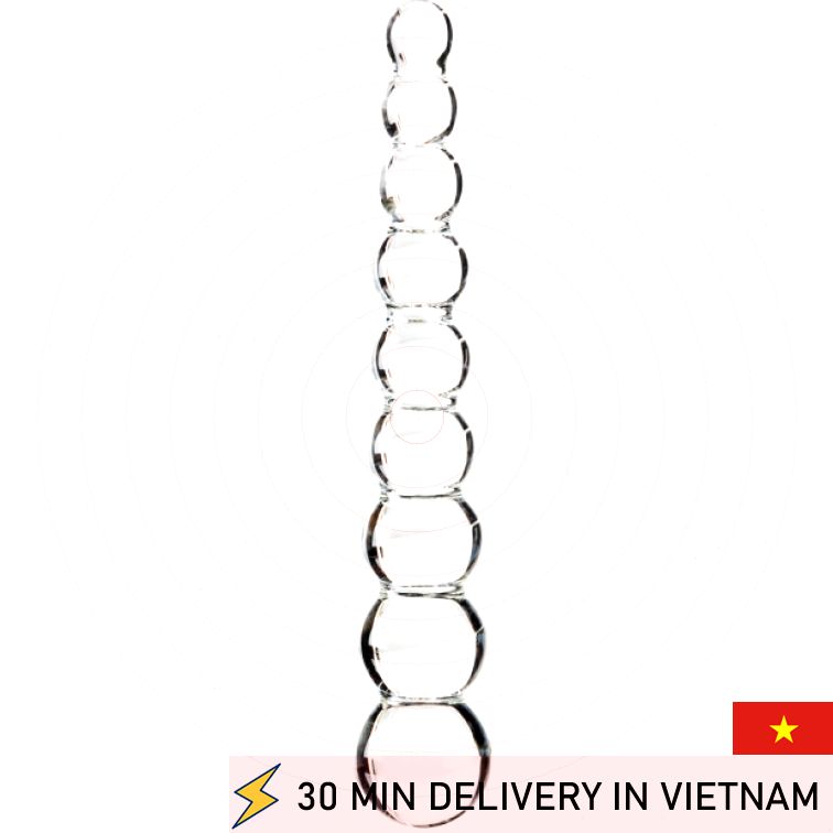 Glass Anal Beads Luxury Smooth Sensation 