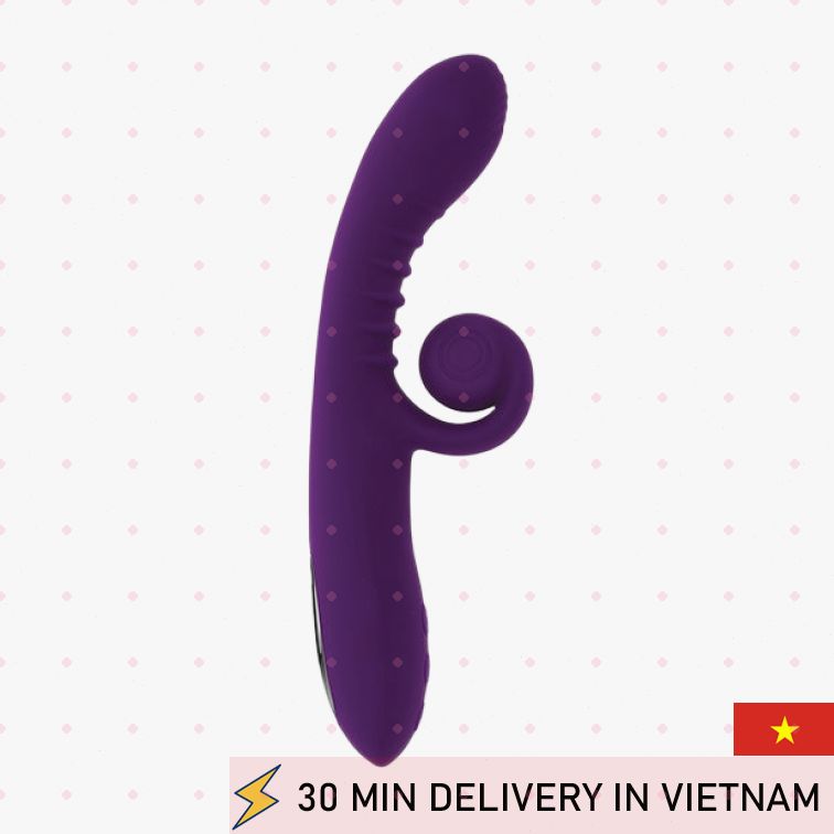 Rabbit Vibrator Spiral Design Powerful Buzz 