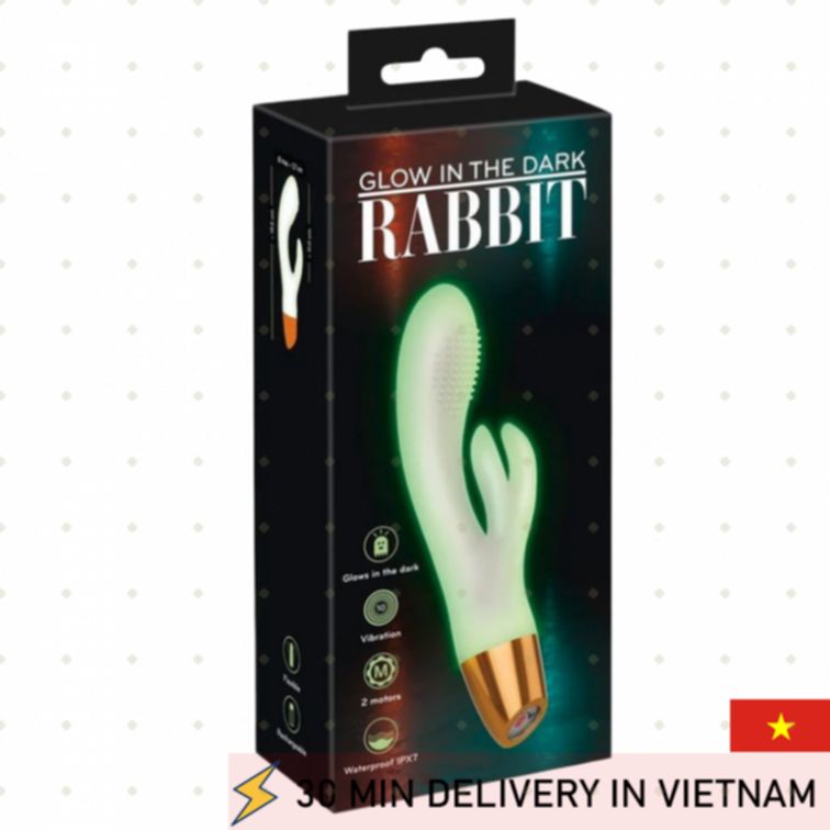 Glow rabbit vibrator You2Toys luminous G spot tease 