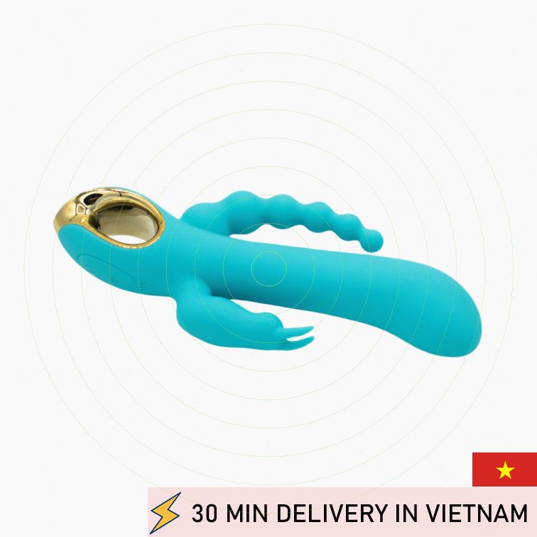 Mighty Magic 3in1 Vibrator Triple Stimulation 