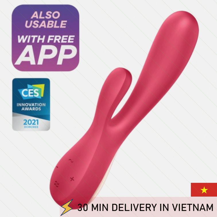 App controlled rabbit vibrator flexible dual 
