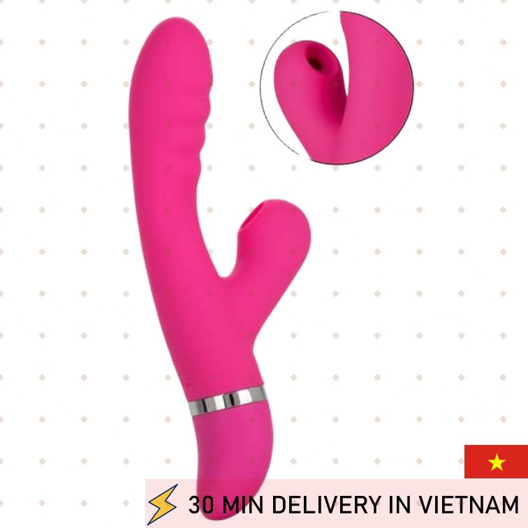 Rabbit Vibrator Suction Kiss Intense Dual Action 
