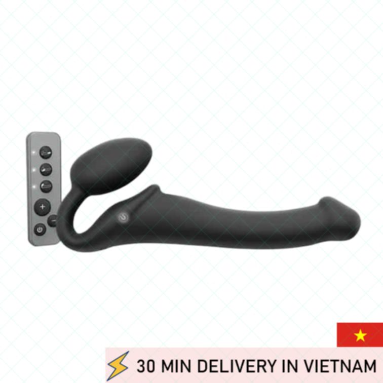 Remote vibrating strap on triple motor power play 