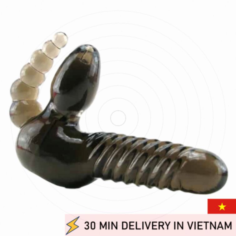 Strapless Strap On Anal Stimulator Flexible Fit 
