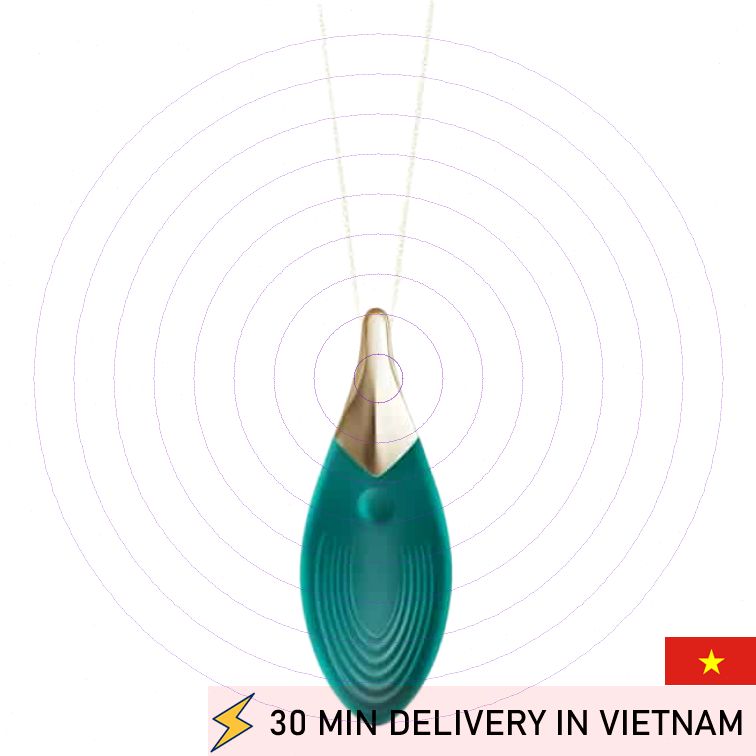Leaf Pendant Vibrator Discreet Wearable Pleasure 