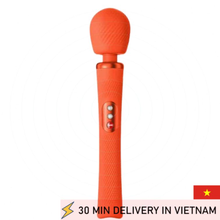 Power Wand Massager Orange Strong Vibration 