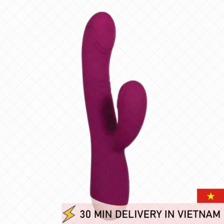 Rabbit Vibrator Double Tap Purple Intense Pleasure 